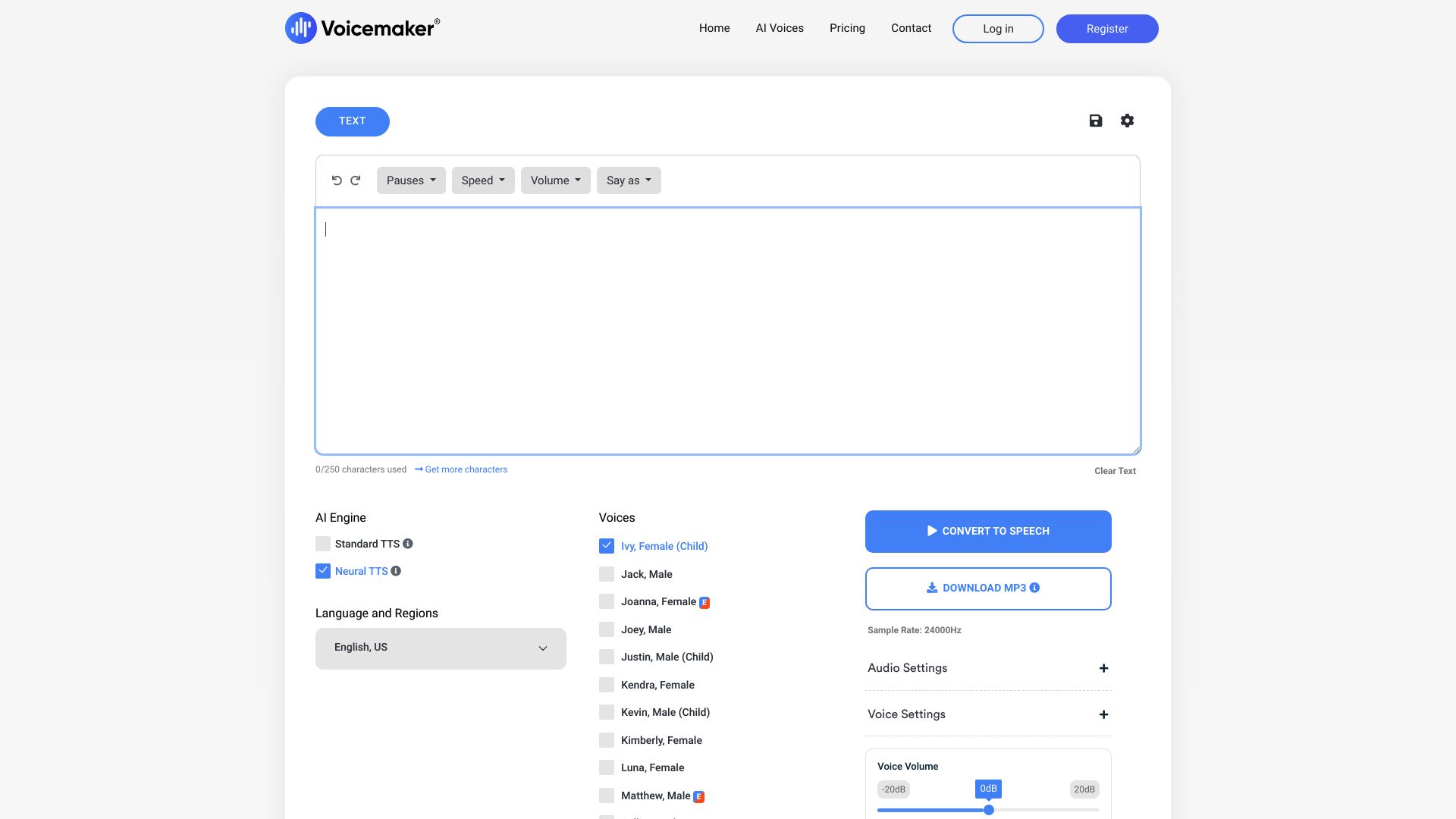 Voicemaker About Reviews Alternatives AI Locator