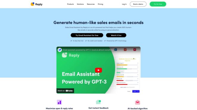 AI Sales Email Assistant by Reply