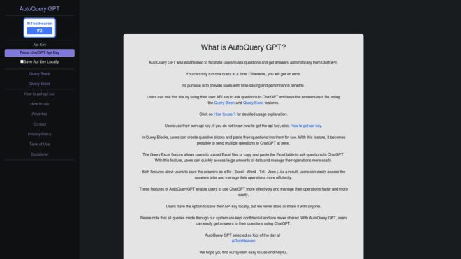 AutoQuery GPT