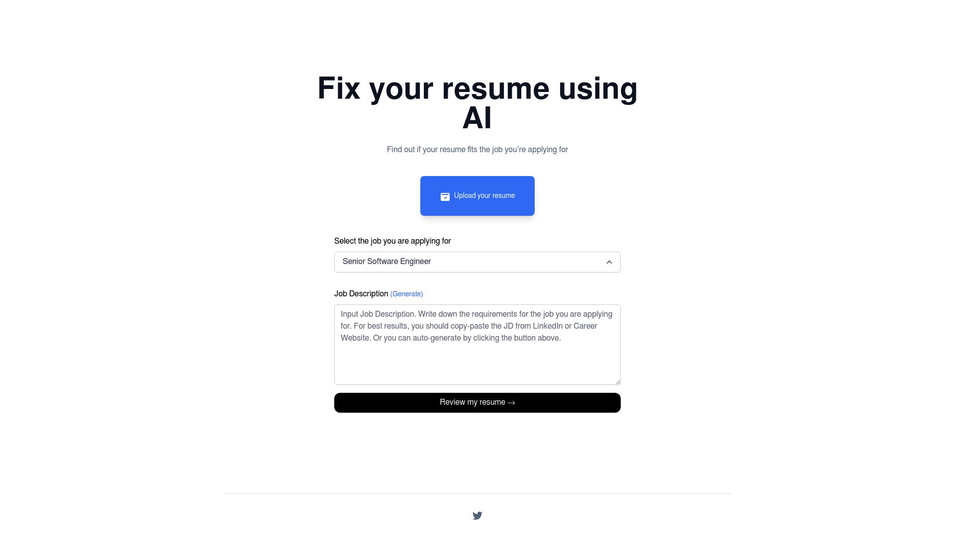 Fix My Resume - About, Reviews, Alternatives - AI Locator