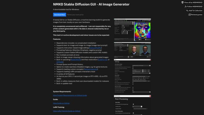 NMKD Stable Diffusion
