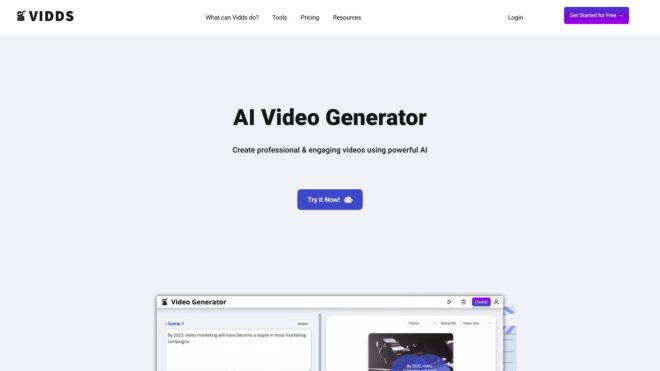 Video Generator by Vidds